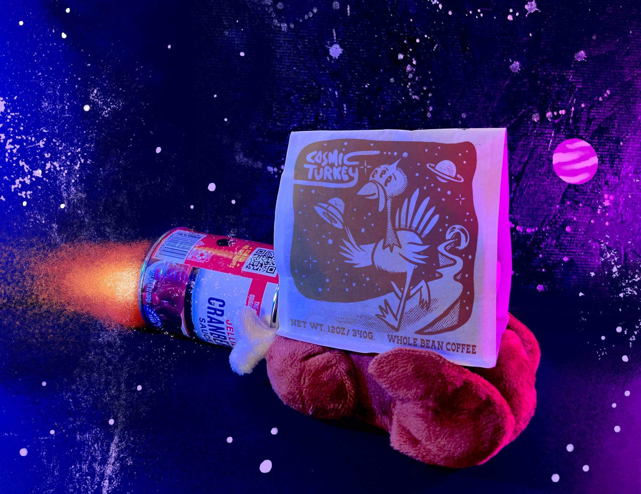 Cosmic Turkey: Cranberry Co-ferment Fueled Spaced Fowl